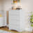 Modern 5-Drawer Dresser with Recessed Handles - Configured with 2 Small & 3 Large Drawers for Bedroom, Living Room-70447206-70449049