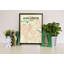 Ann Arbor City Map, reproduction d'impression sur affiche en beige-24705823