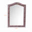 Miroir Montreux en tissu rose