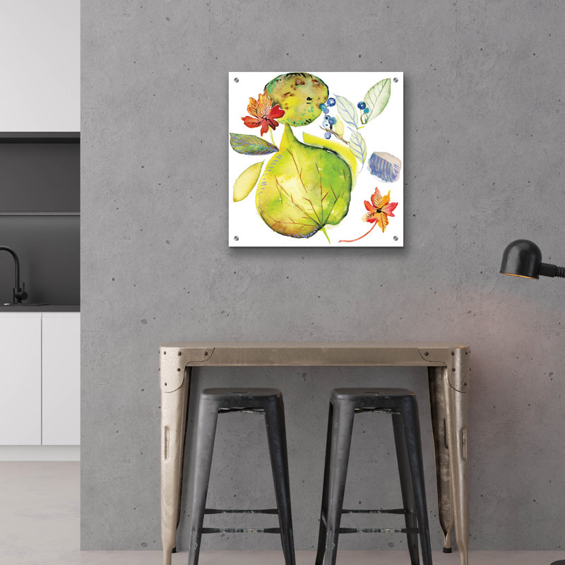 «Harvest Rush 2» par Kristy, art mural en verre acrylique, H 24 po x l 24 po x P 0,2 po
