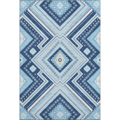 Premium Machine Washable Guada AMF1010 Tribal Rug