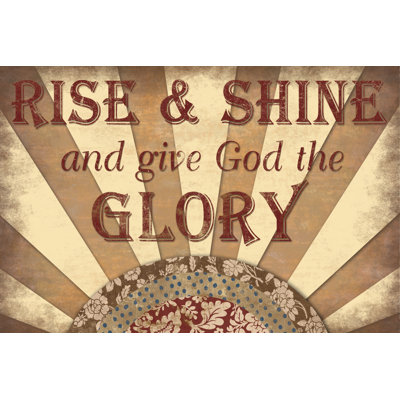 Rise And Shine - Wrapped Canvas Print