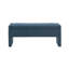 Banc de rangement moderne avec rangement, grand tabouret de repose-pieds rembourré, banc de meuble-lavabo pour fenêtre confortable pour salon, chambre à coucher, dortoir, table basse, lin bleu marine-133062723