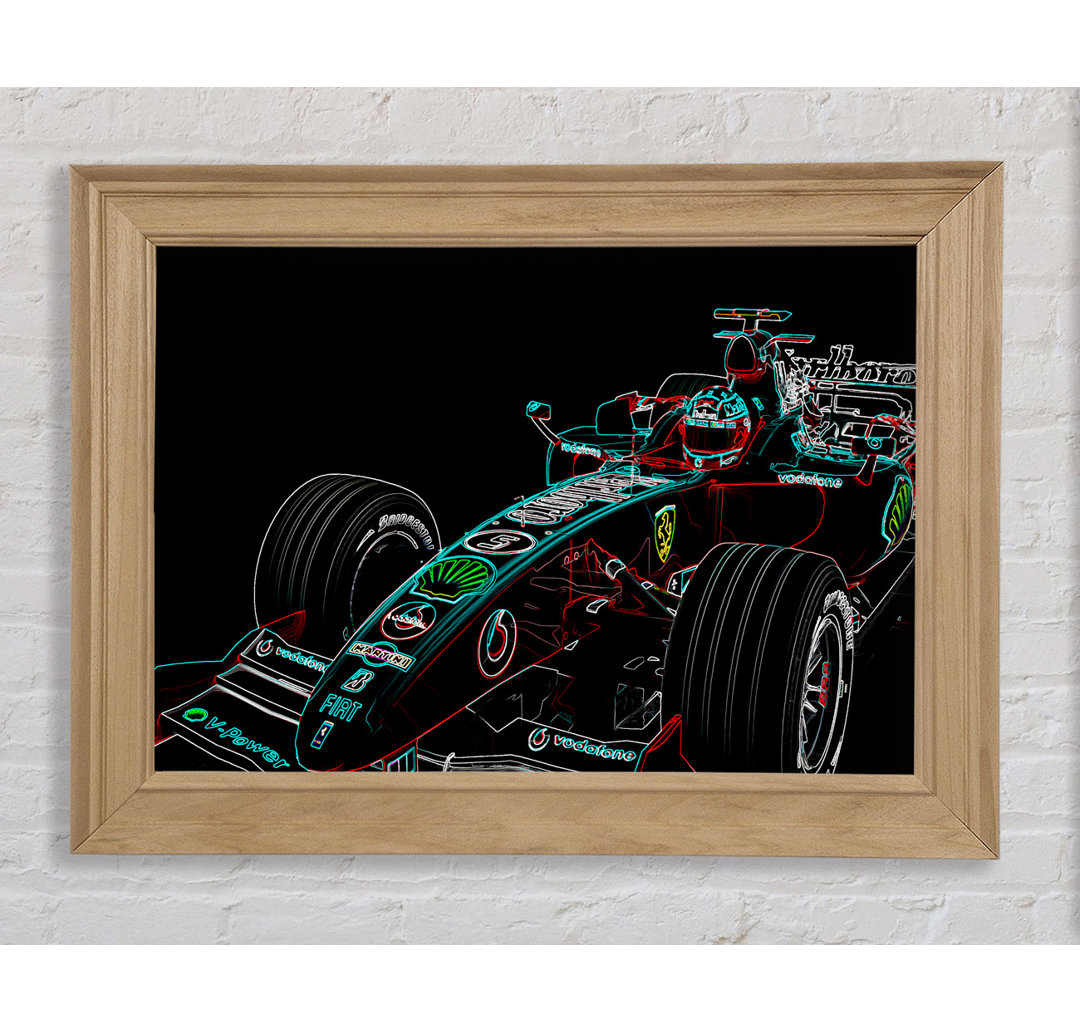 Formula One Profile - Einzelner Bilderrahmen Kunstdrucke