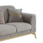 Ensemble de salon 2 pièces Duplessis Taupe-769942139-769942141