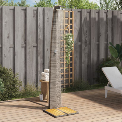 Free Standing Outdoor Shower and Footwash Spout