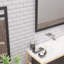 5.9'' W x 2.95'' L Metal Peel and Stick Mosaic Tile-66589853