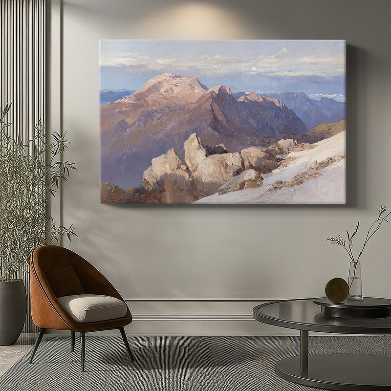Mountain Landscape-Edward Theodore Compton-Gallery Wrapped Canvas-1900, 24 x 36