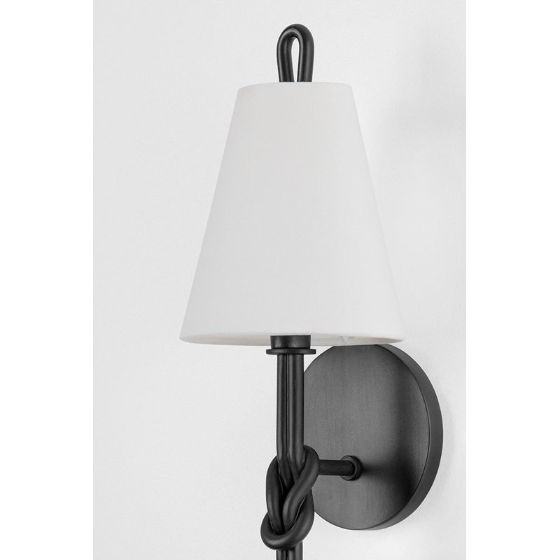 Alburgh 1 - Light Wallchiere Sconce, Aged Iron