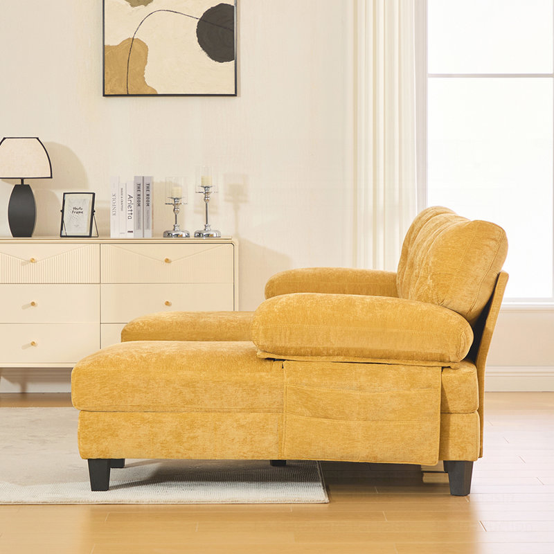 Spacieux canapé modulaire en forme de U avec deux chaises longues et un dossier capitonné élégant, parfait pour les réunions de famille et la détente confortable.