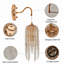 Ensemble de 2 appliques murales suspendues E12-129434518