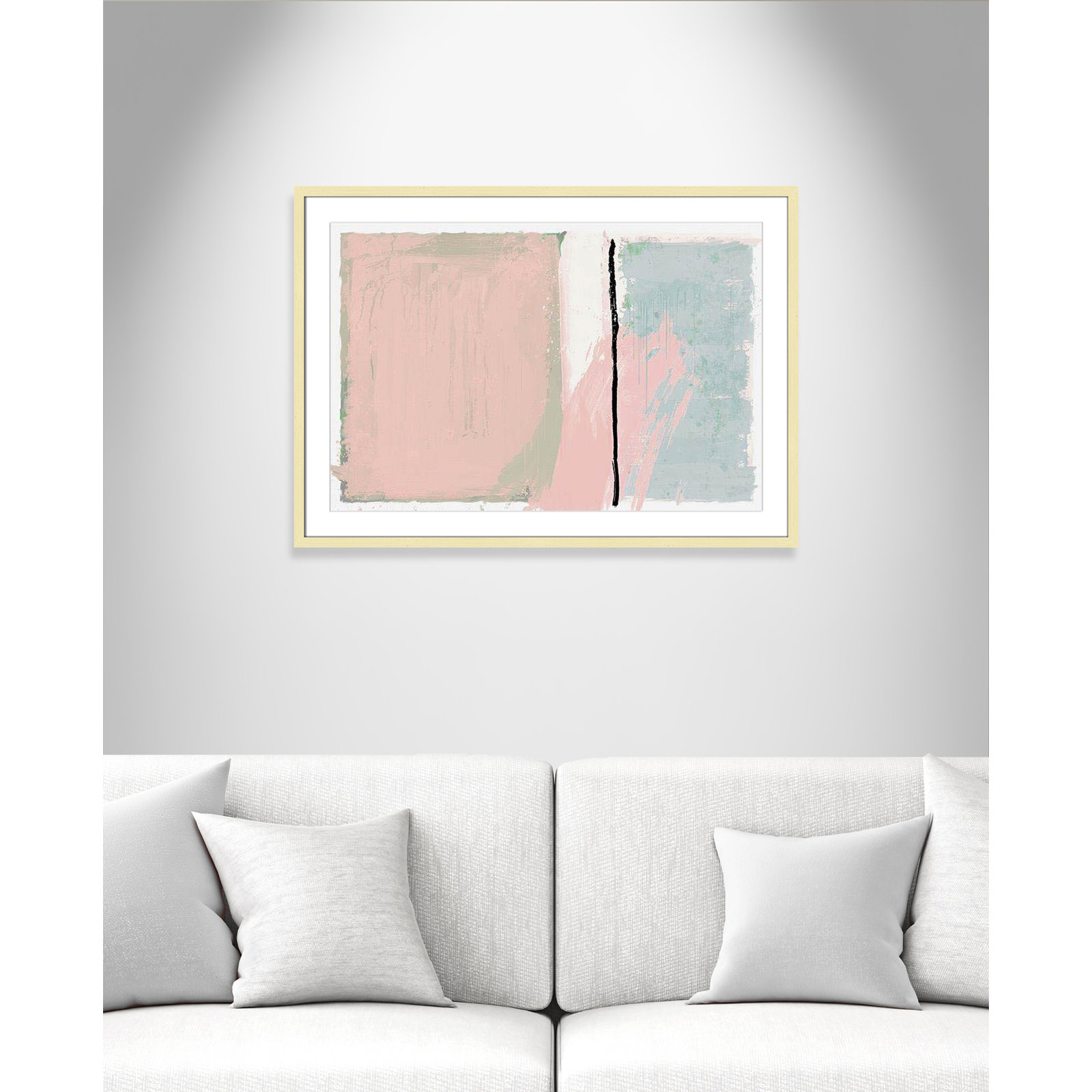 Pastel Opulance by Casa Fine Arts, Gold Box Picture Framed, White, 25.5" H x 35.5" W x 1.25" D