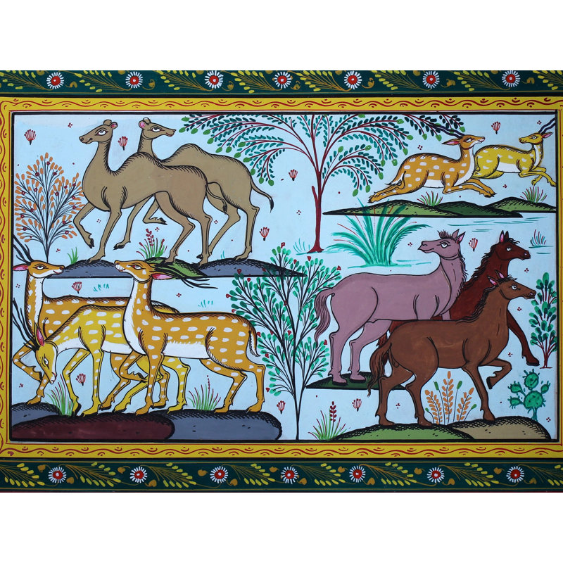 Habitat faunique | Paata, peinture de l'Orissa