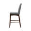 Zemorae Chaise à hauteur de comptoir rembourrée H Brown Cherry (ensemble de 2)