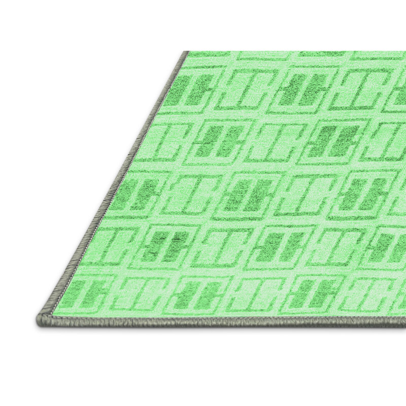 Washable Geometric Indoor Rug, Rectangle 8' x 10'