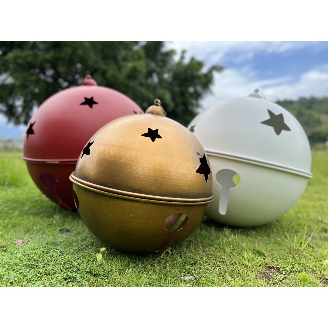 Jingle Bell Decorative Accent (Set of 3) The Holiday Aisle®