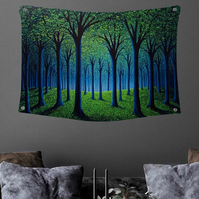 Tapisserie murale forêt - décoration murale nature