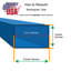 Capuchons d'extrémité à insertion rectangulaire en plastique 2 po x 3 po Outwater Outwater