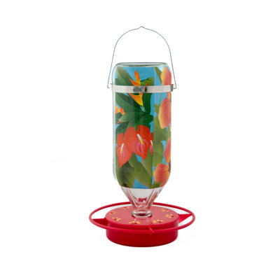 Hibiscus Hummingbird Feeder 16Oz