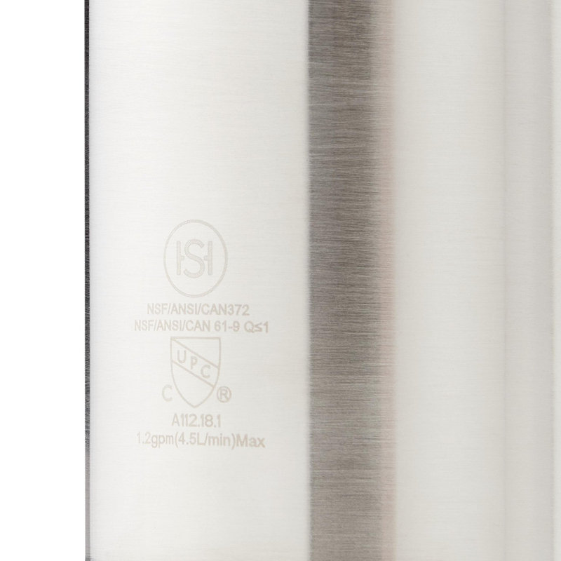 Lexia 1.2 GPM Single Hole Bathroom Faucet, Brushed Nickel