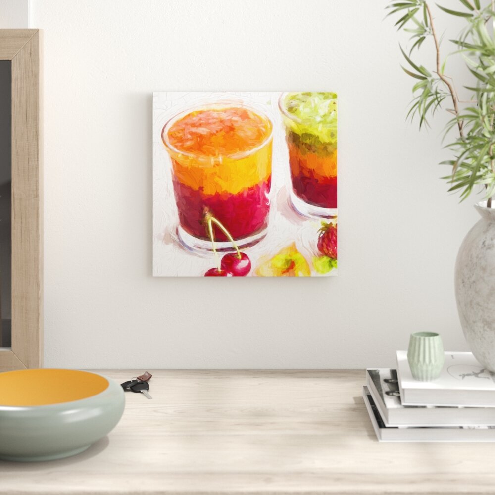 Leinwandbild Gesunde Fruchtsmoothies