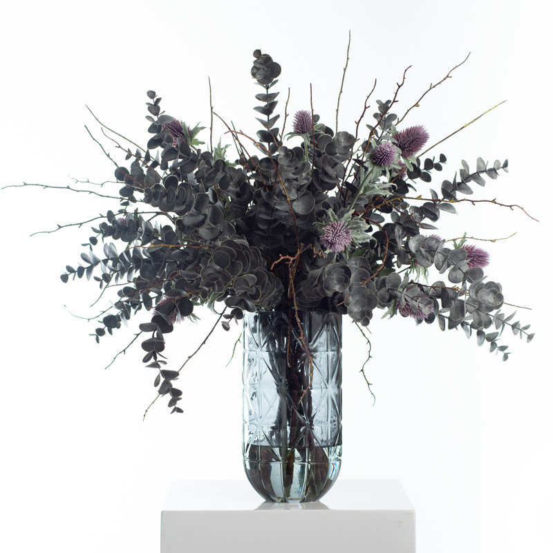 Silk Eucalyptus Arrangement in Vase