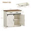 Sideboard, Kitchen Cabinets, Freestanding Kitchen Cupboard with Drawer, Adjustable Shelf, for Entryway, Living Room, Dining Room-124550771-131379826