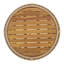 Table d'appoint ronde en bois d'acacia avec structure en corde beige clair, plateau de finition, capacité de 150 lb, aucun assemblage requis, table d'appoint résistante aux intempéries pour le salon de patio-253489194-253489192