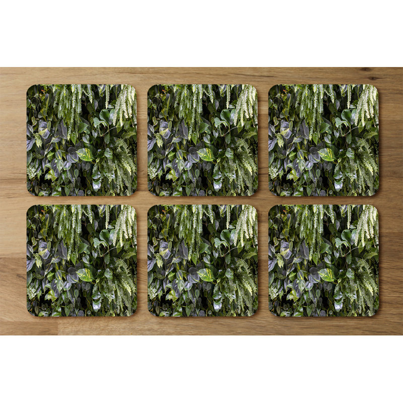 Draden Square 6 Piece Coaster Set