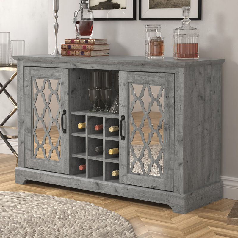 Armoire à vin Chessani, Gris mexicain