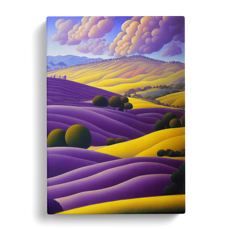 Lavender Field Vol.1 - Wrapped Canvas, 50cm H x 35cm W x 3cm D