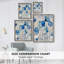 Blue Day Dawning, reproduction encadrée - bois massif-98200006