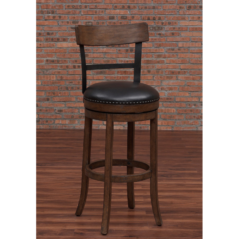 Swivel Upholstered Counter Stool, Extra Tall (34” Seat Height)