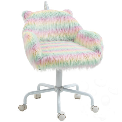 Swivel Office Chair with Armrest Support