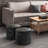 Connor 18"W Round Pouf-790733085