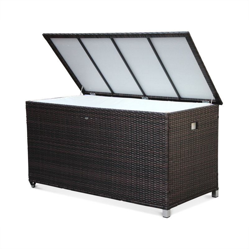 WFX Utility 162cm W 788L Wicker Deck Box, Brown