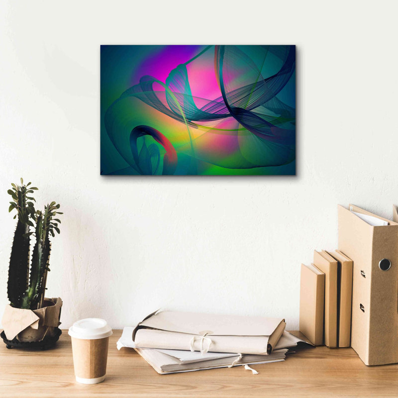 «Color In The Lines 29» par Irena Orlov, estampe numérique sur toile, H 12 po x l 18 po x P 0,75 po