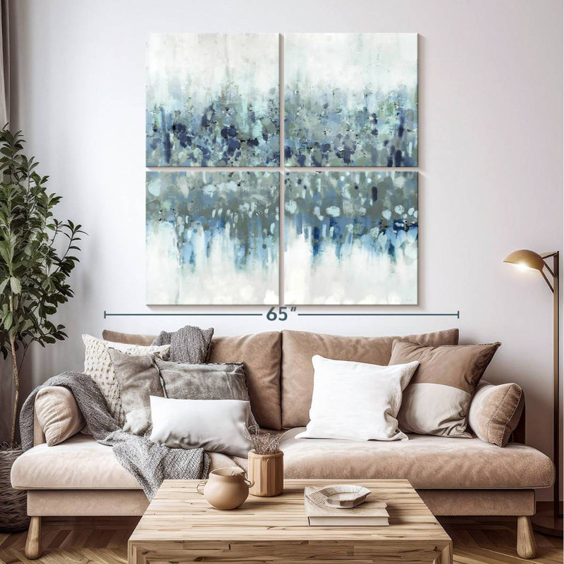 Avery Blue Crossing I, 50" H x 50" W