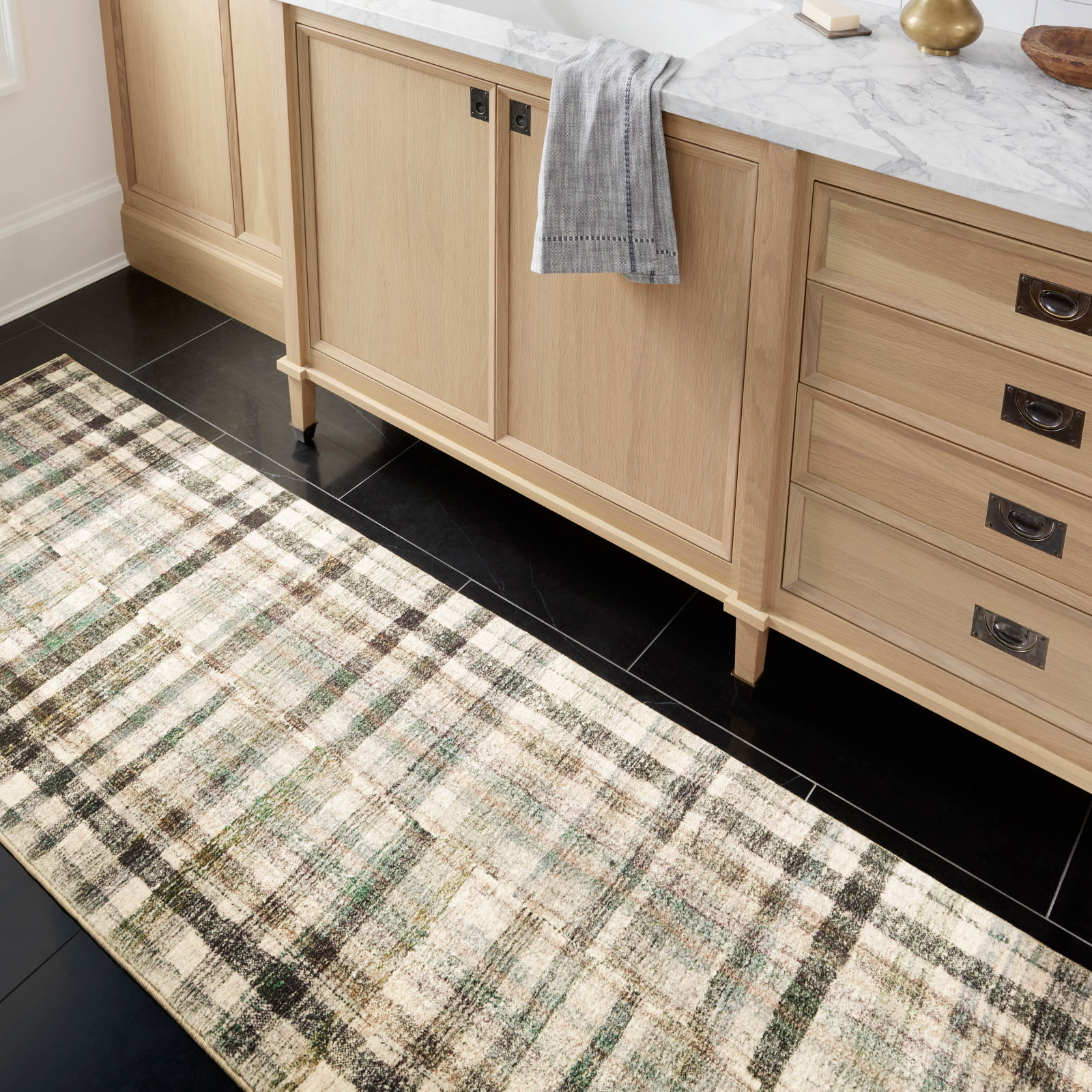Chris Loves Julia x Loloi Humphrey Forest Beige Rug, Runner 2'3" x 11'6"