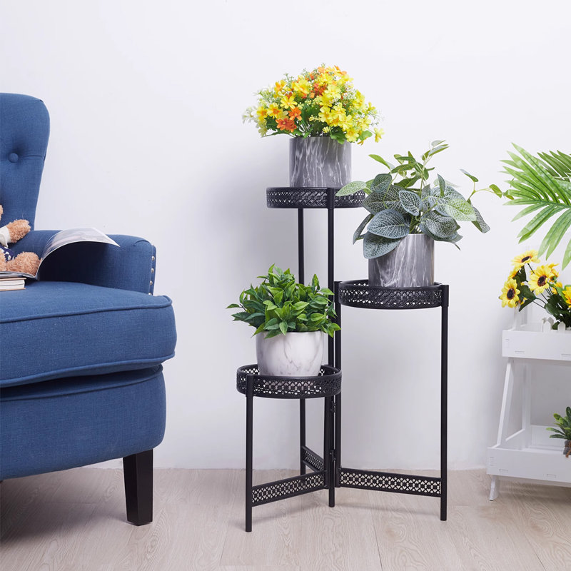 Plant Stand - Set of 3, Black