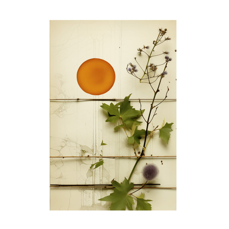 Art sur toile Sasha Zen Moon II, H 12 po x l 19 po