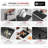 Undermount 33 inch Workstation Single Bowl Kitchen Sink with Dura-Tek finish and Accessories