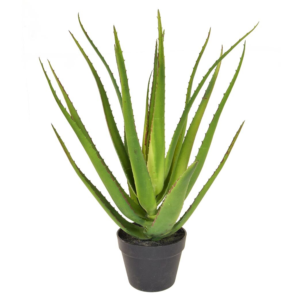 Kunstpflanze Aloe Vera im Topf