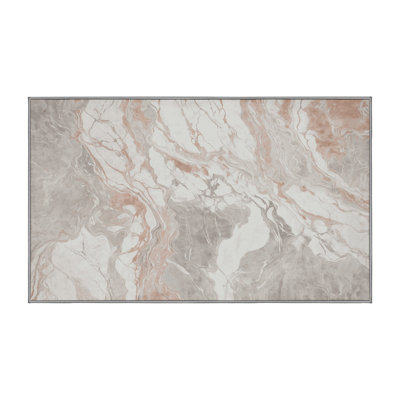 Machine Washable Gray Area Rug
