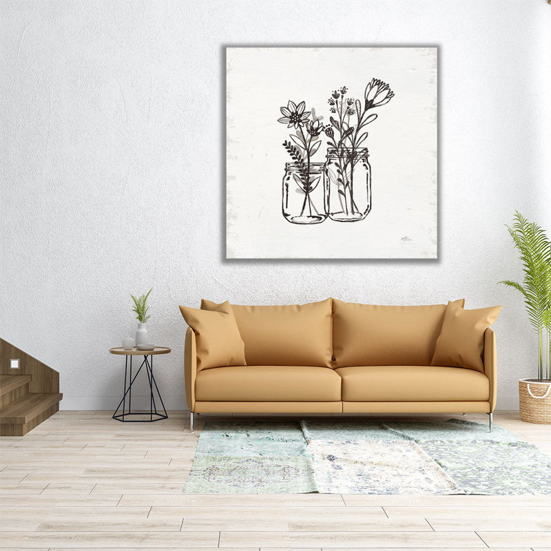 Our Nest III - reproduction d'art sur toile, H 12 po x l 12 po