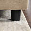 130 po Velours modulaire surdimensionné de 5 L en forme de combinaison modulaire, couleur nomade, structure en eucalyptus, 5 sièges, salon confortable avec cadre nomade en chameau, structure et structure résiliente