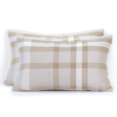 Pacifica Plaid Outdoor Throw Pillow