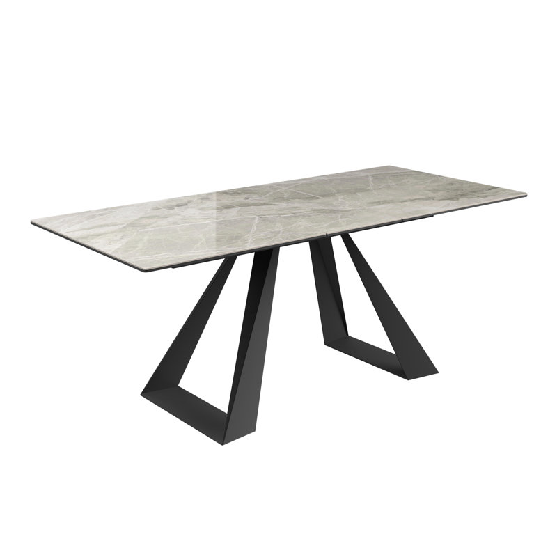 Ayati Rectangular 200Cm L x 90Cm W Ceramic Dining Table
