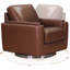 Fleishman Top Grain Leather Swivel Chair-755149968