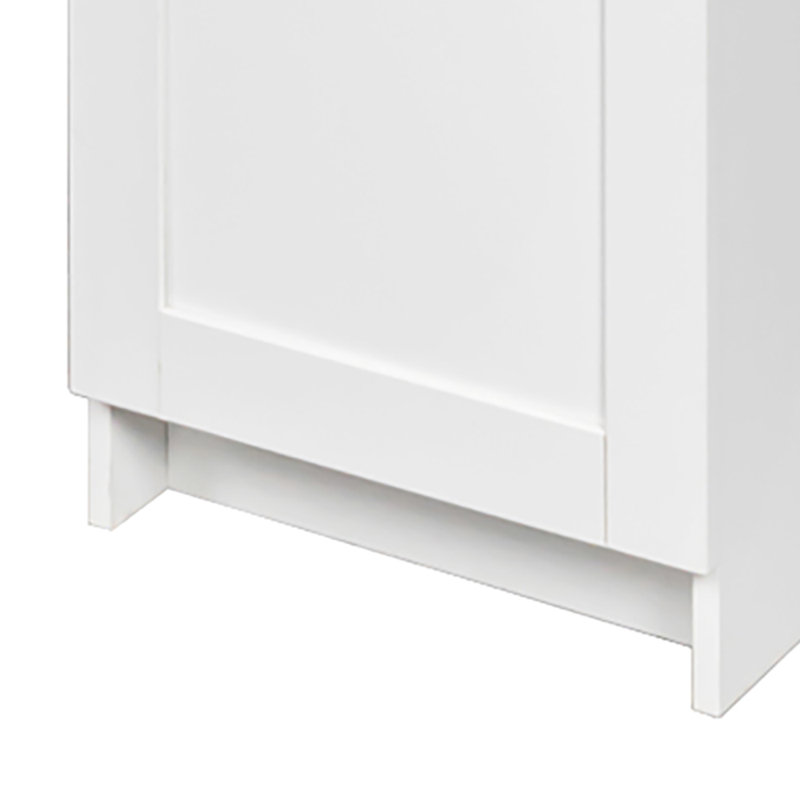 Helsie 15.76" W x 70.88" H Tall Narrow Storage Linen Cabinet , White